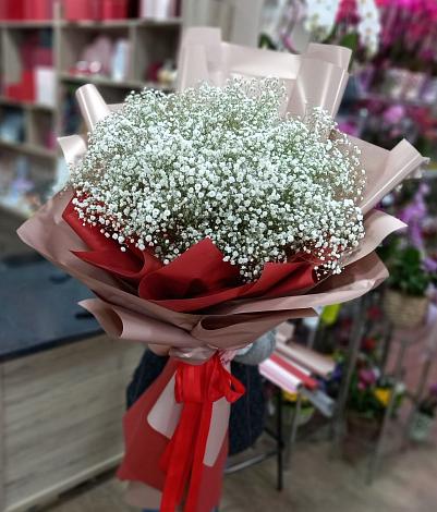 Букет цветов из: Гипсофила в Пригородный Оренбургский район