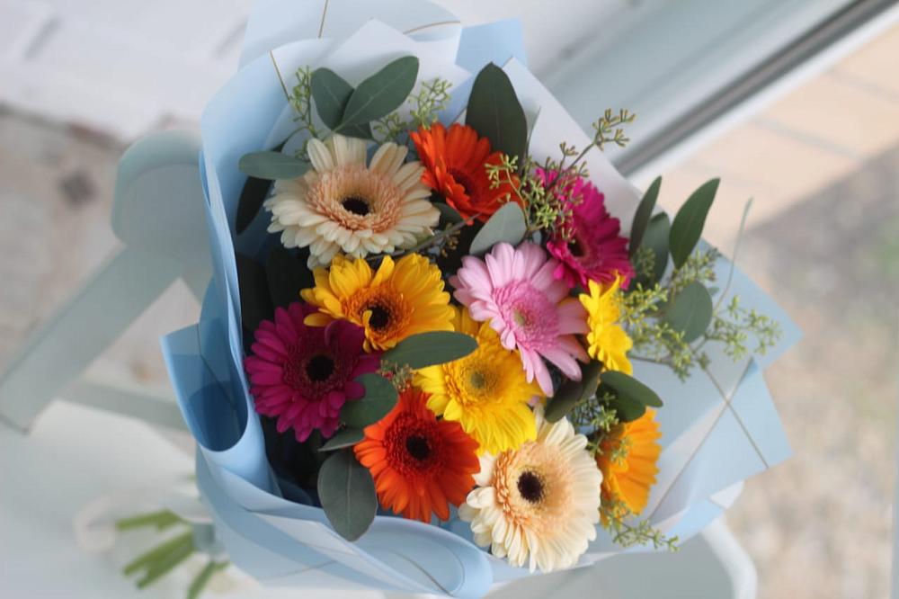 Букет цветов из: Герберы в Пригородный Оренбургский район