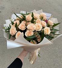 Букет Кремовые розы Латте #REPLACE_PRED# Пригородный Оренбургский район