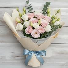 Букет цветов из:  Лизиантусы в Пригородный Оренбургский район