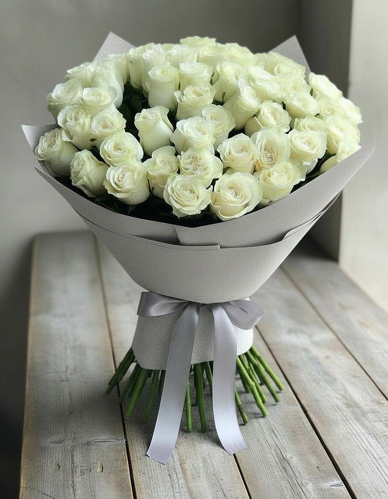 Букет 35 Белых роз в Пригородный Оренбургский район