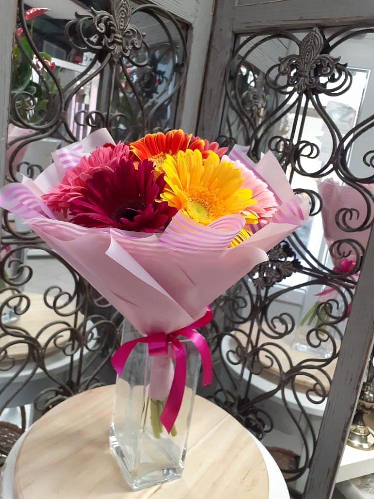 Букет цветов из: Герберы в Пригородный Оренбургский район