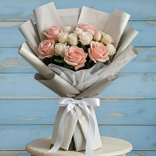 Букет цветов из:  Розы #REPLACE_PRED# Пригородный Оренбургский район
