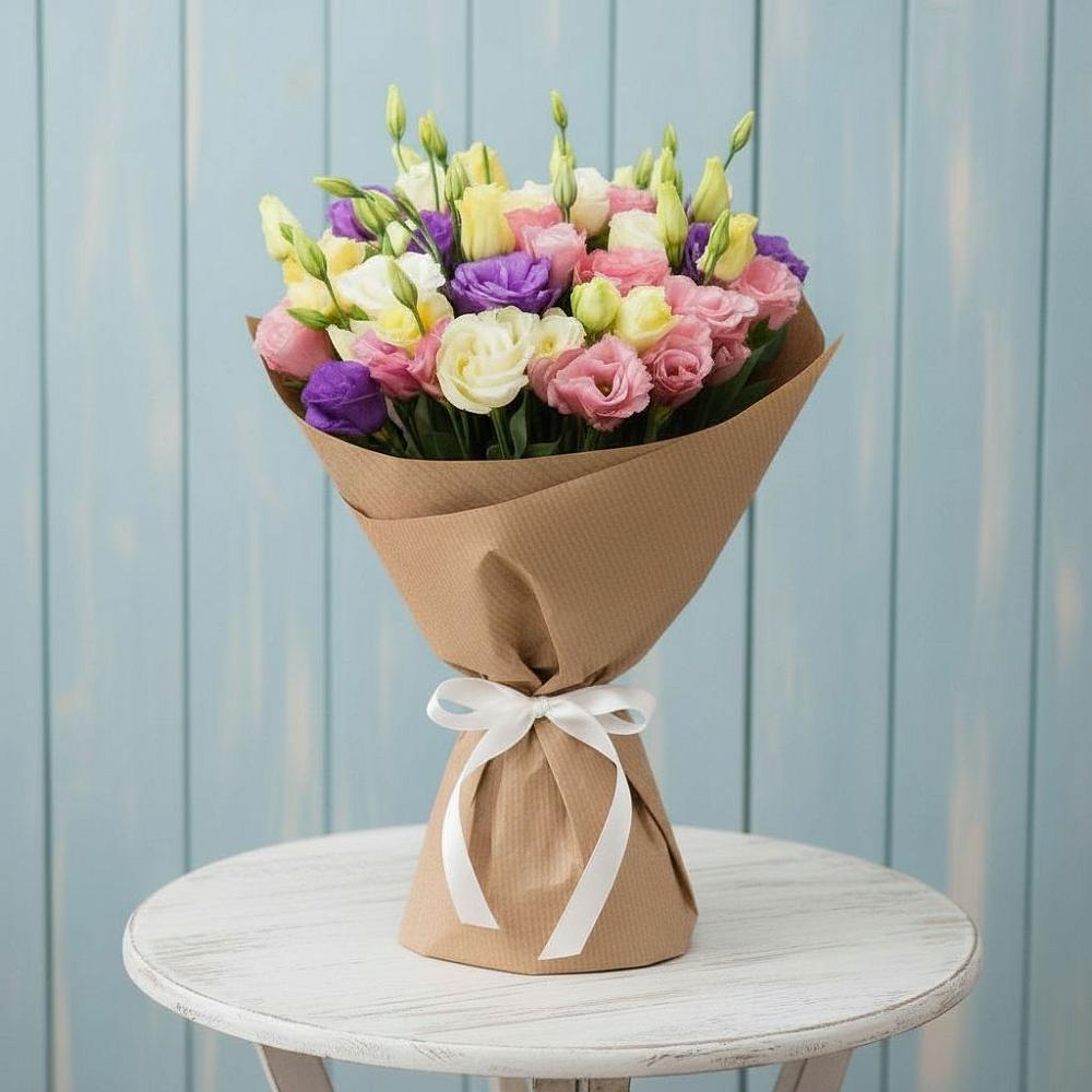 Букет цветов из: Лизиантусы в Пригородный Оренбургский район