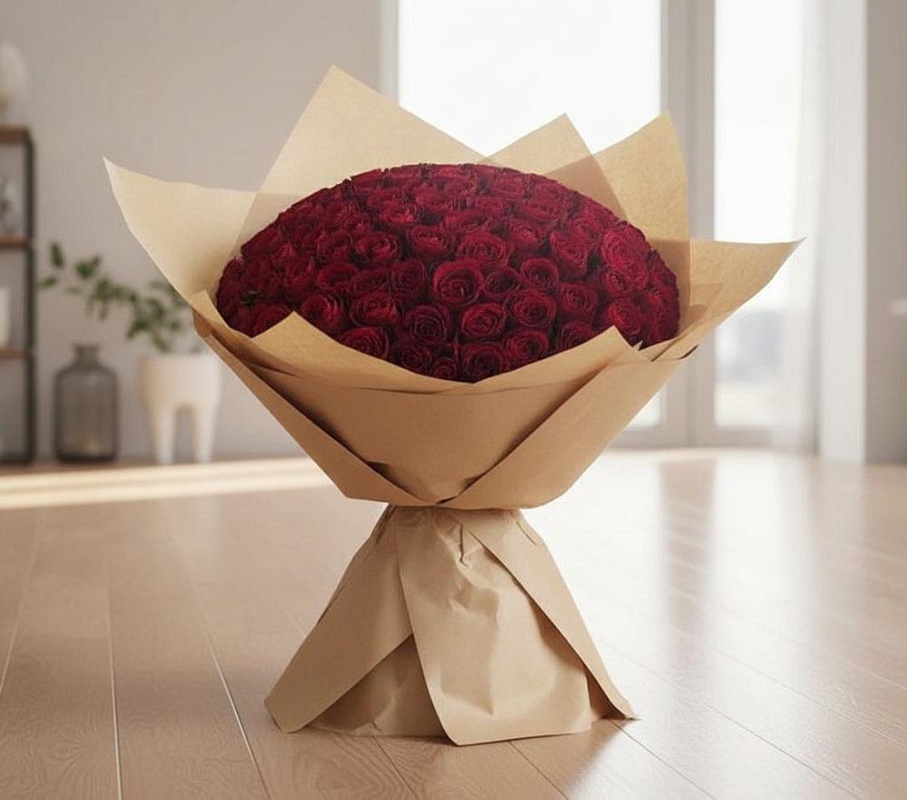 Букет 101 Красная роза в Пригородный Оренбургский район