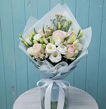 Букет цветов из:  Розы и Лизиантусы #REPLACE_PRED# Пригородный Оренбургский район