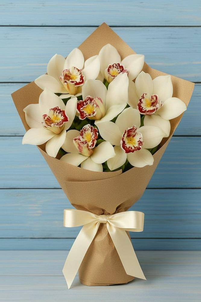 Букет цветов из: Орхидеи и Розы в Пригородный Оренбургский район