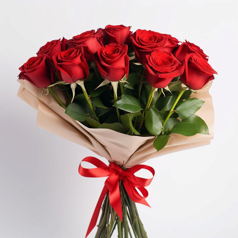 Букет 11 Красных роз Эдлесс Лав в Пригородный Оренбургский район