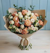 Букет цветов из:  Альстромерии и Розы #REPLACE_PRED# Пригородный Оренбургский район